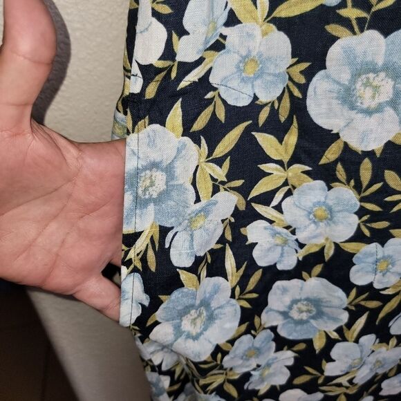J. Jill Love Linen Floral summer dress size XS - Picture 4 of 6